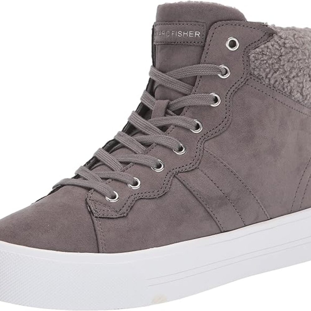 Marc Fisher Women's Dapyr Sneaker, Medium Gray, 5